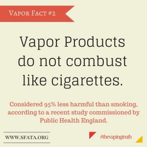 Vapor products do not combust like cigarettes. Considered 95% less harmful than smoking. According to a recent study commissioned by Public Health England. Vape Shop Thornton Colorado