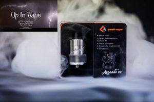 GeekVape Avocado 24mm Two Post RDTA  The Avocado 24mm Two Post RDTA by GeekVape builds upon the chassis of the Avocado 22mm RDTA, increasing tank capacity by over 50% to 5ml, and introducing a new dedicated top fill mechanism that greatly increases efficiency. Built to be utilized in conjunction with box mod platforms, the Avocado 24mm features two new features that dramatically improve functionality and usability. Due to it's larger profile, the Avocado 24mm nearly doubles tank capacity to 5ml and also integrates a new dedicated tank fill mechanism located on the deck that eliminates the need to readjust wicking systems in order to fill the tank. The dedicated tank fill port swings open to reveal two 3mm diameter fill ports The two post, dual terminal build deck features expanded terminals, measuring 3mm by 2mm each, that enable a larger degree and variety of build configurations, while also measuring 21mm in diameter to combine for one of the most build friendly decks on the market. Two ceramic single coil adapters are included with each set, effectively sealing one half of the system while doubling as an auxiliary airflow option, as each adapter is bored 3mm in diameter through. The Avocado 24mm maintains the versatile airflow control of the original, with maximal airflow intake at dual 7mm by 2mm airslots as well as single airslot and single airhole option capability. Two glass tank sections are included, with a preinstalled frosted glass tank and a clear glass tank offering two stylistic offerings depending on preference. With a massive increase in tank capacity while also implementing a dedicated fill port mechanism and expanded build capability, the GeekVape Avocado 24mm Two Post RDTA is clearly one of the most feature rich tanks available on the market today.  Product Features:      24mm Diameter     5ml Tank Capacity         Quad 4mm Wicking Ports             Massive Wicking Capability for High Power Builds     Two Post Rebuildable Deck         Side Tension Applied         Two Terminals Per Post             3m by 2mm Per Terminal         PEEK Insulator         Ceramic Single Coil Adapter             Extremely Heat Resistant             3mm Diameter Airhole Bored Through                 Synergizes with Exterior Airflow     Dual Adjustable Airflow         7mm by 2mm Each Airslot         Single Airflow Option     Stealth Delrin Threaded 510 Adapter         Minimizes Heat Transfer         Stainless Steel Inner Sleeve for Durability     Sloped Drip Tip     Gold Plated 510 Connection     34mm Length         Base Deck to 510 Base     Stainless Steel and Glass Construction   Product Includes:      One GeekVape Avocado 24mm Two Post RDTA     Two Glass Tank Sections         Clear Glass Tank Section Preinstalled         Frosted Glass Tank Section     Additional Ceramic Single Coil Adapter     Spare Parts Pack and Multi Tool     Additional 510 Drip Tip   Warning: Never use a short or flat 510 connection on any hybrid or hybrid style device. If unsure whether this pertains to your particular set-up, DO NOT assemble and use. Always use proper precautions and handling.  Advanced User Item. Use at Your Own Risk!  Vapor Shop Denver Colorado
